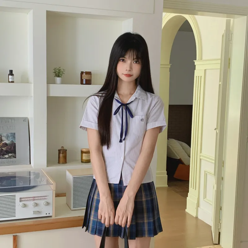 Ice Cream And Whale Summer JK Uniform Set Women's Gift Box Set-5