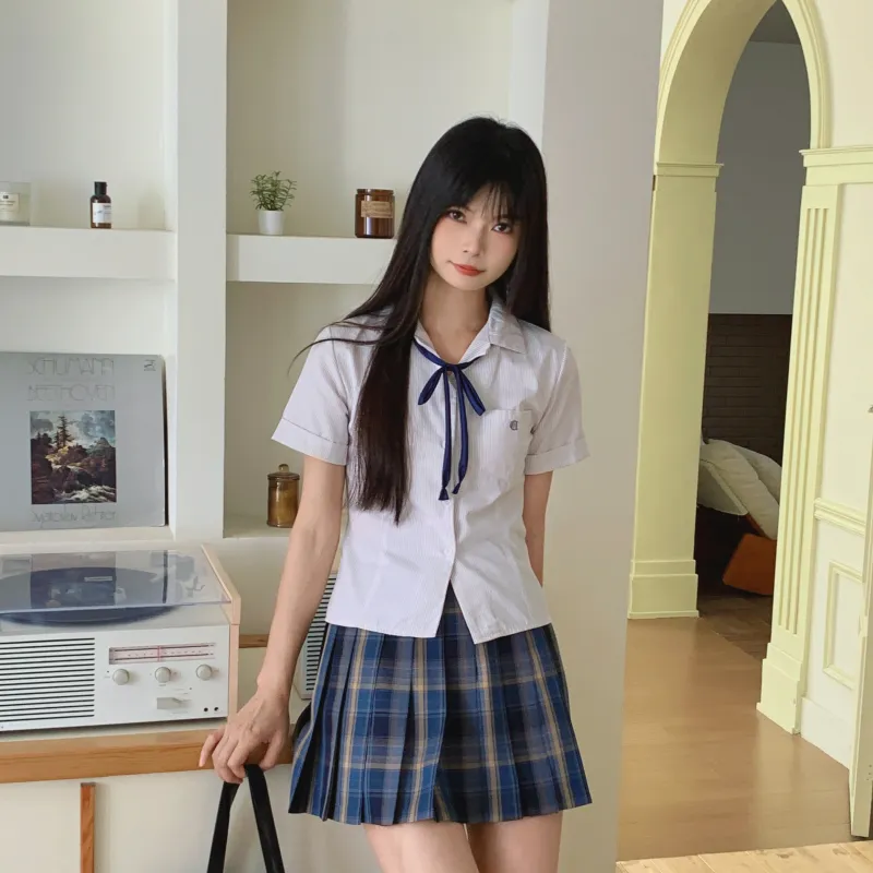 Ice Cream And Whale Summer JK Uniform Set Women's Gift Box Set-3