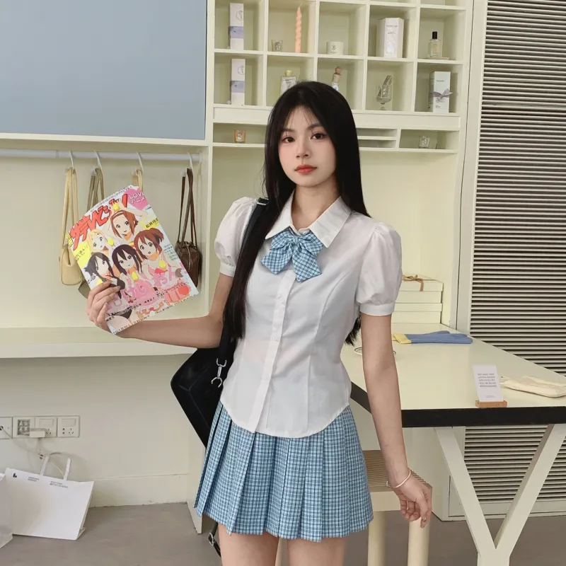 Ice Cream And Whale Summer JK Uniform Set Women's Gift Box Set-2