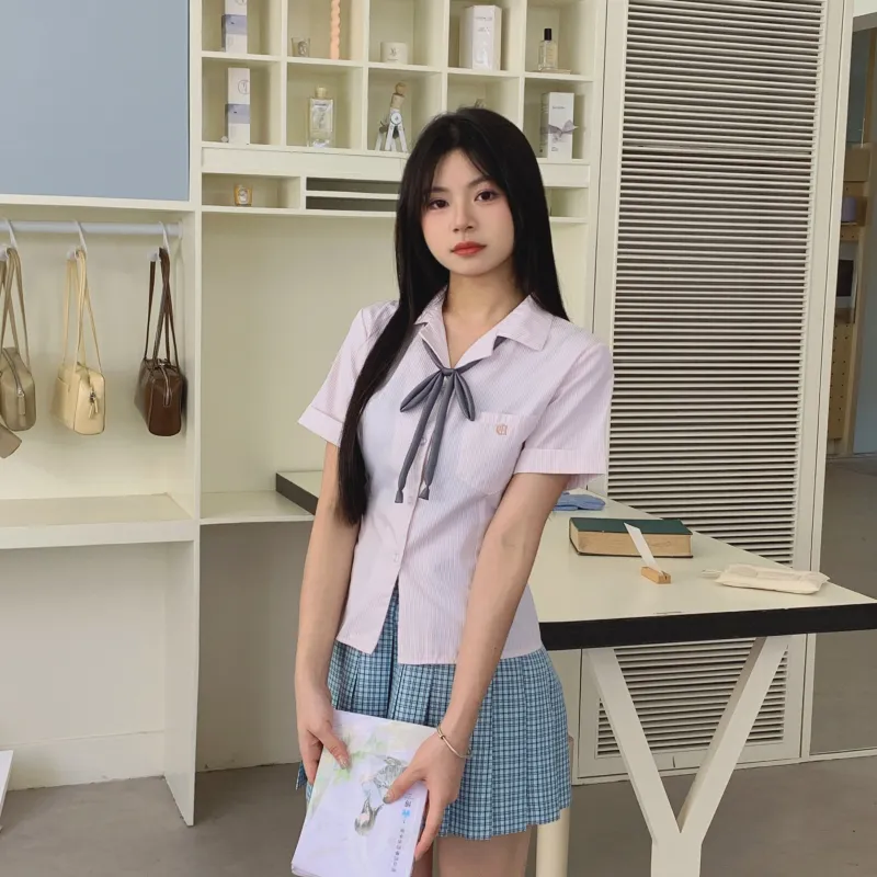 Ice Cream And Whale Summer JK Uniform Set Women's Gift Box Set-3