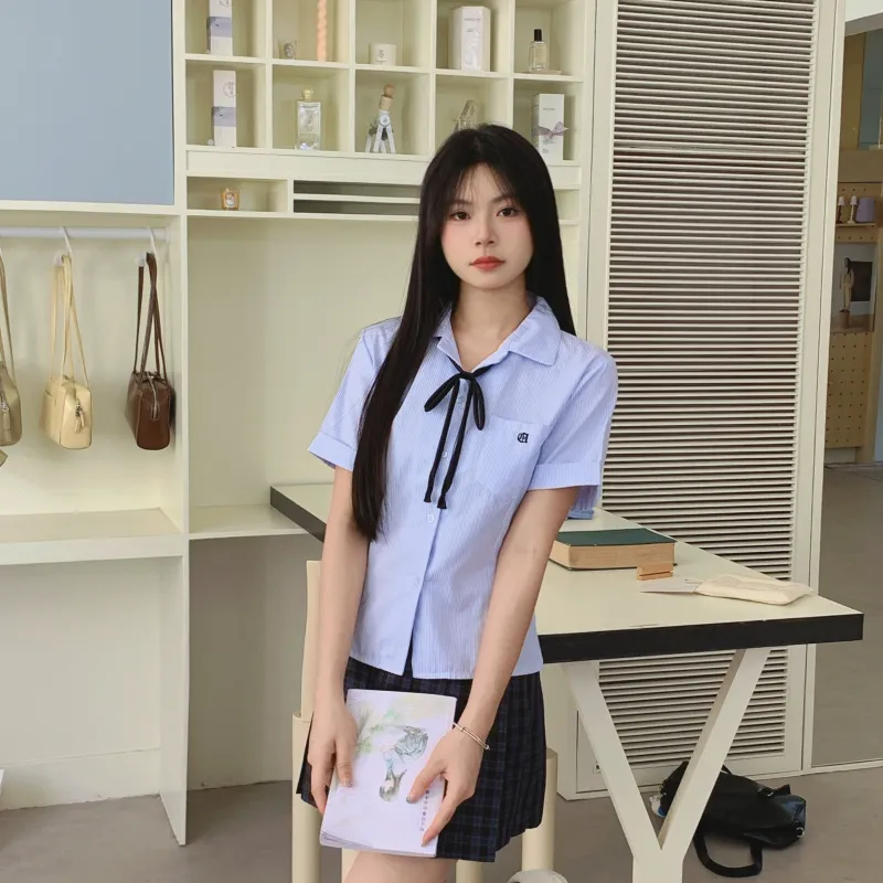 Ice Cream And Whale Summer JK Uniform Set Women's Gift Box Set-4