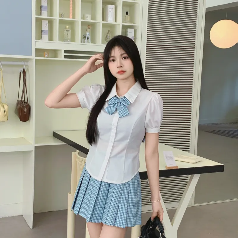 Ice Cream And Whale Summer JK Uniform Set Women's Gift Box Set-4