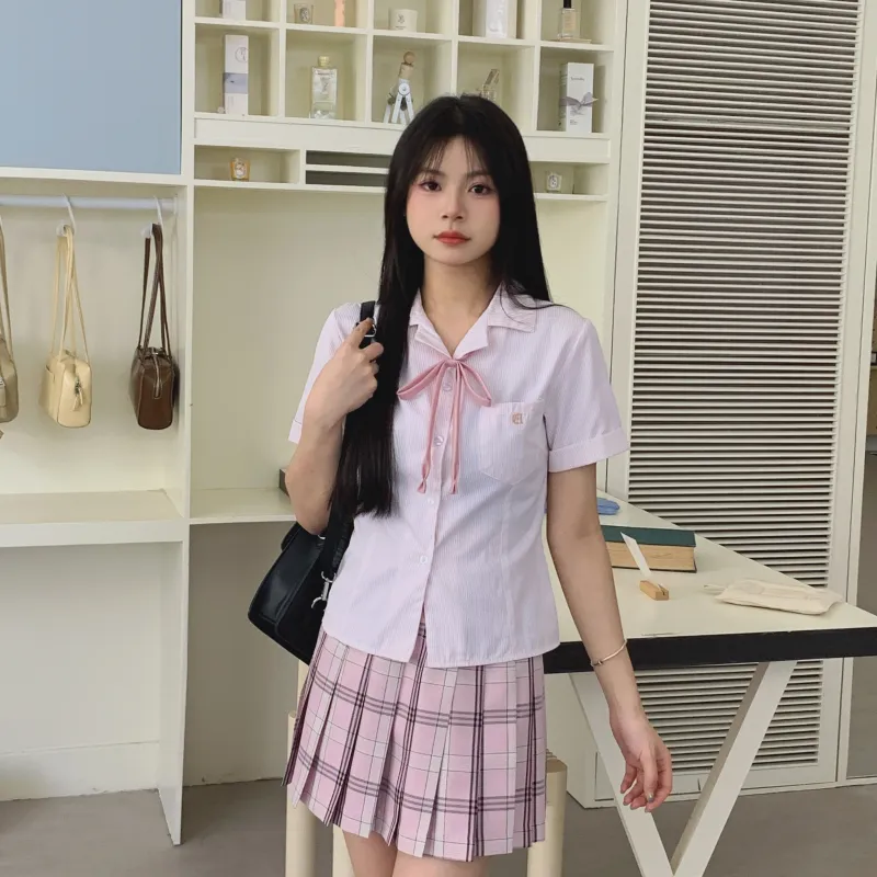 Ice Cream And Whale Summer JK Uniform Set Women's Gift Box Set-3