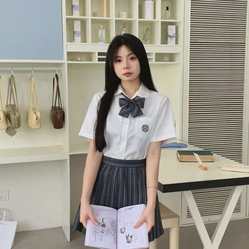 Ice Cream And Whale Summer JK Uniform Set Women's Gift Box Set-5