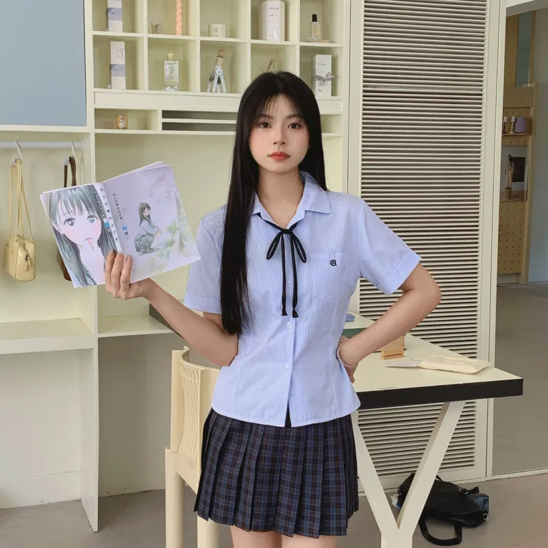 Ice Cream And Whale Summer JK Uniform Set Women's Gift Box Set-2