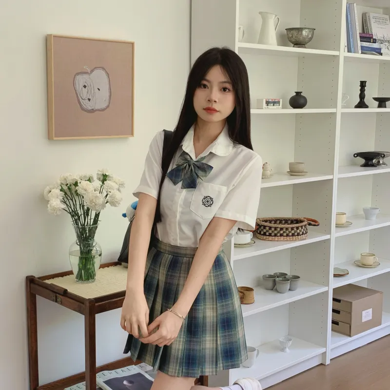 Ice Cream And Whale Summer JK Uniform Set Women's Gift Box Set-4