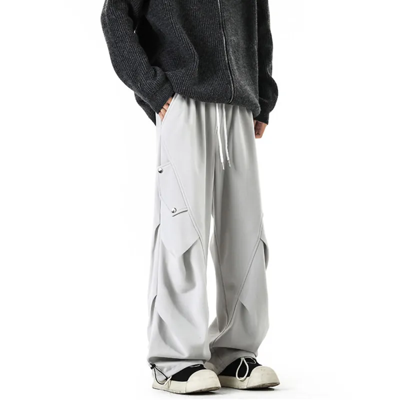 BEAR UNION Casual Pants Unisex Ecru-1