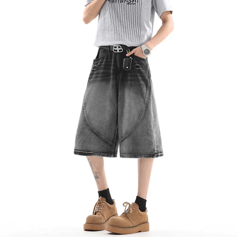 BEAR UNION Denim Shorts Men-5