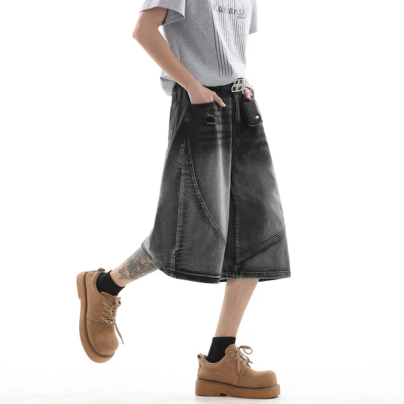 BEAR UNION Denim Shorts Men-4