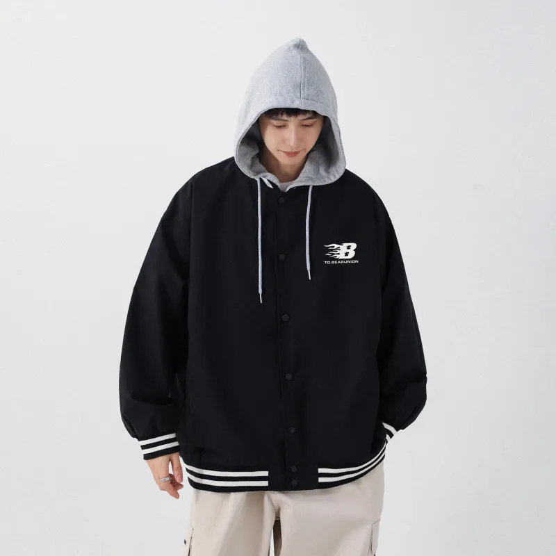 BEAR UNION Jackets Coats Unisex Black-3