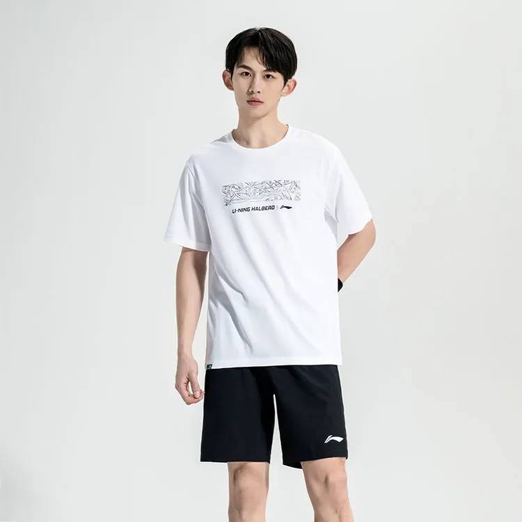 LiNing Badminton Series Casual Sportswear Unisex White Black-2
