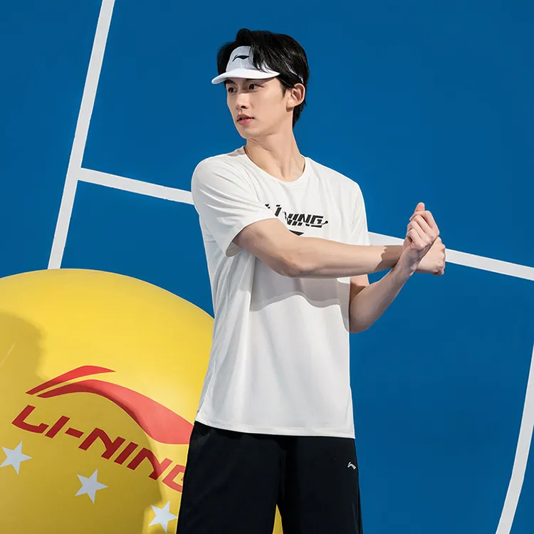 LiNing Casual Sportswear Unisex White Black-3