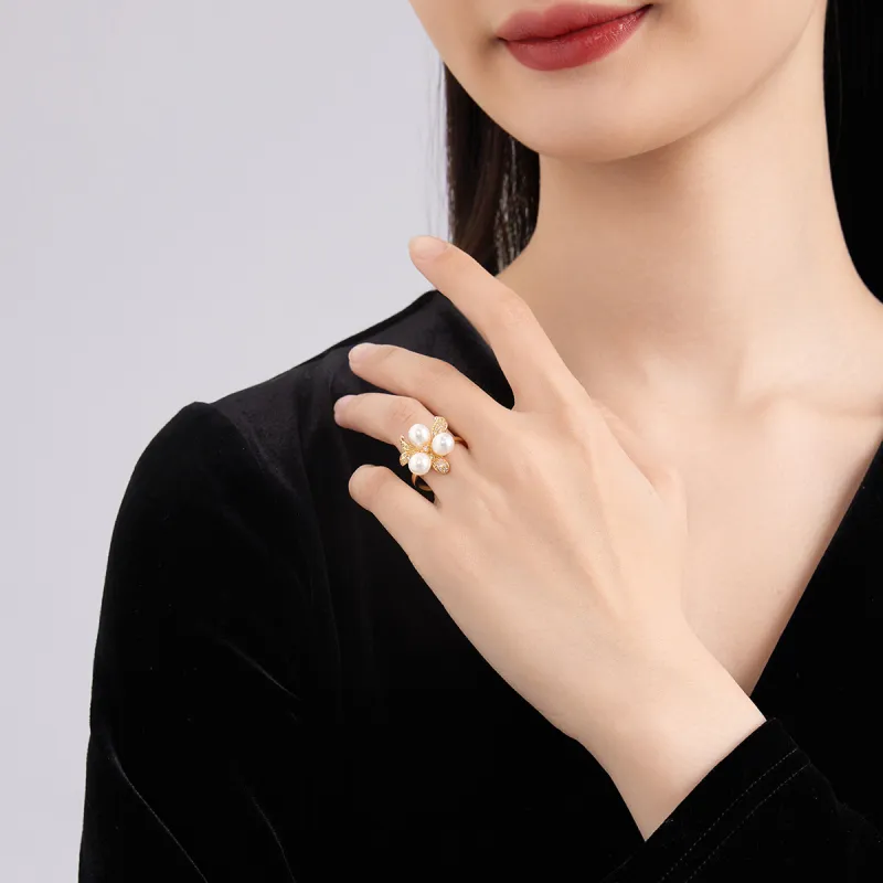 PEARL QUEEN Pearl Rings Women's-7