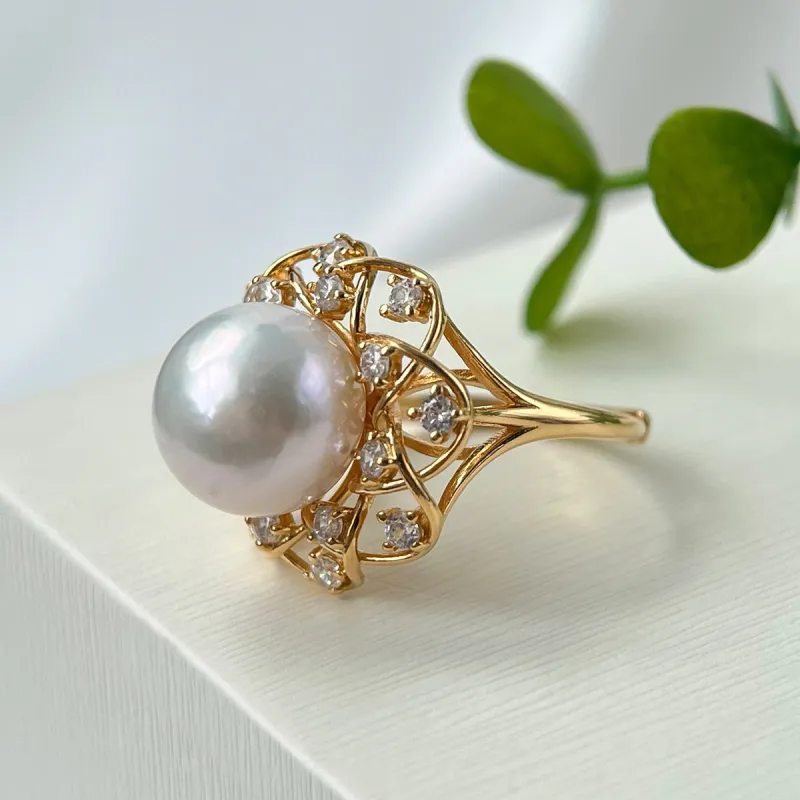 PEARL QUEEN Freshwater Pearl Rings Women's-6