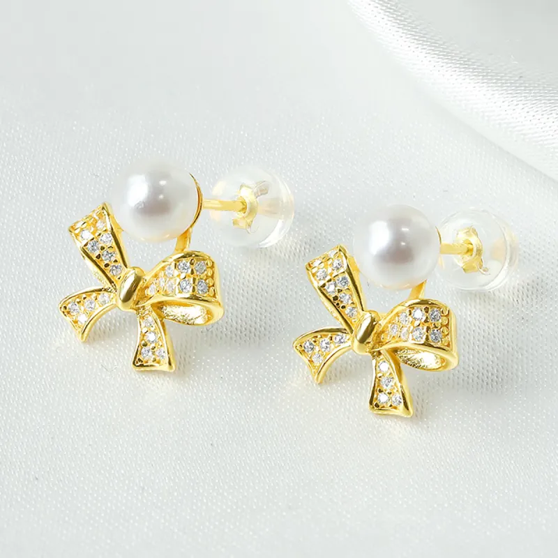 PEARL QUEEN Saltwater Pearl Stud Earrings Women's-4