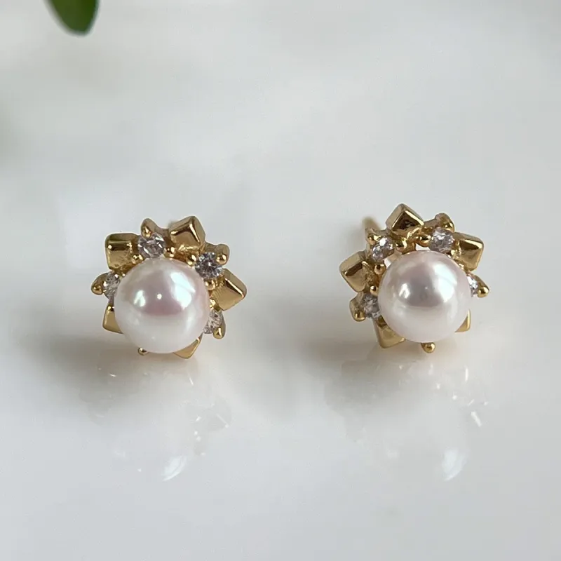 PEARL QUEEN Pearl Stud Earrings Women's-3