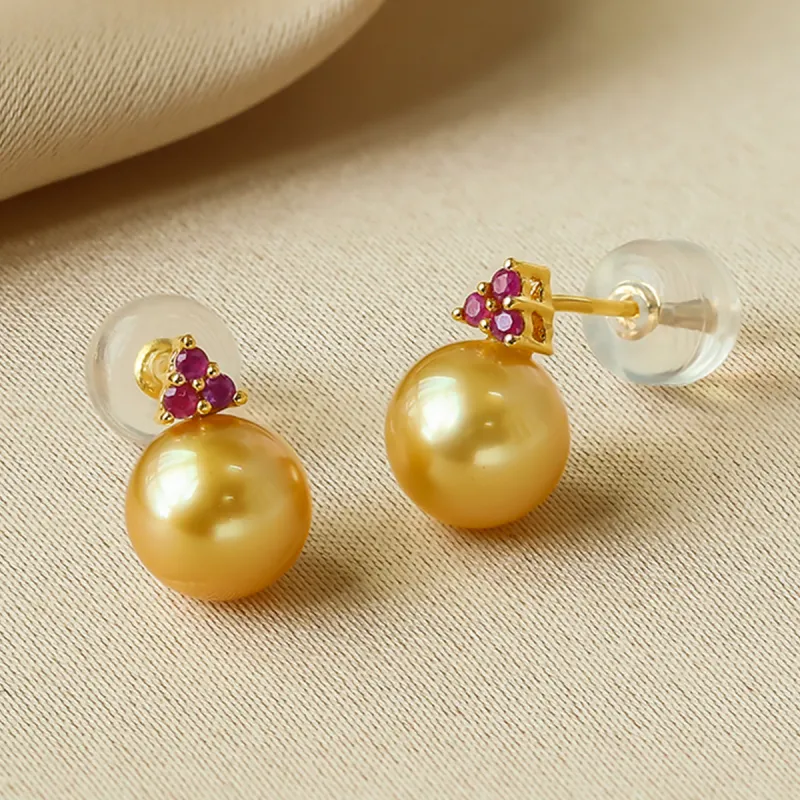 PEARL QUEEN Saltwater Pearl Stud Earrings Women's-5