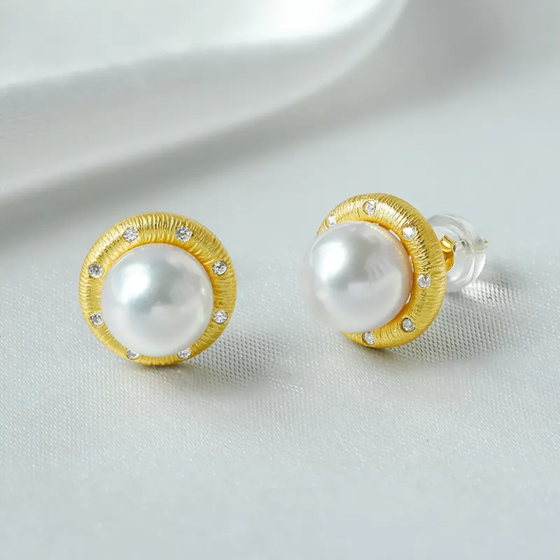 PEARL QUEEN Pearl Stud Earrings Women's-5