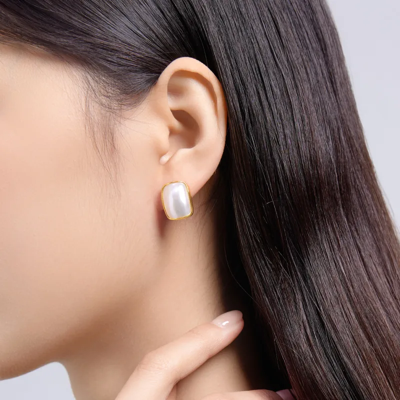 PEARL QUEEN Pearl Stud Earrings Women's-3