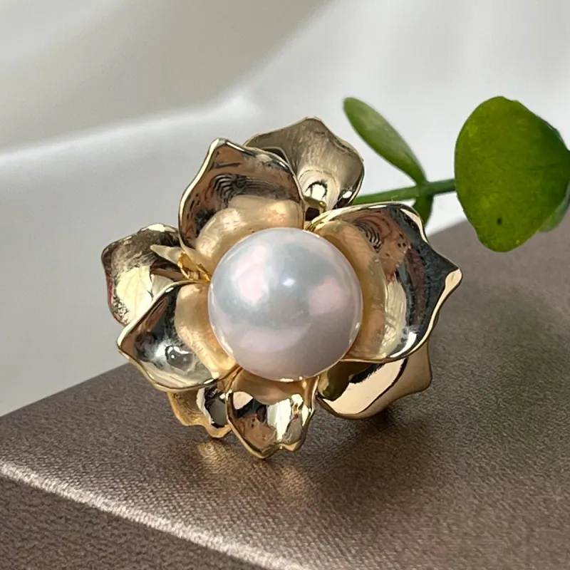PEARL QUEEN Freshwater Pearl Brooches Women's-3
