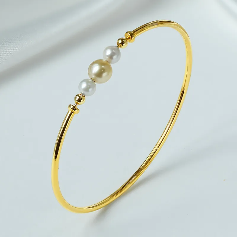 PEARL QUEEN Pearl Bangles Women's-5