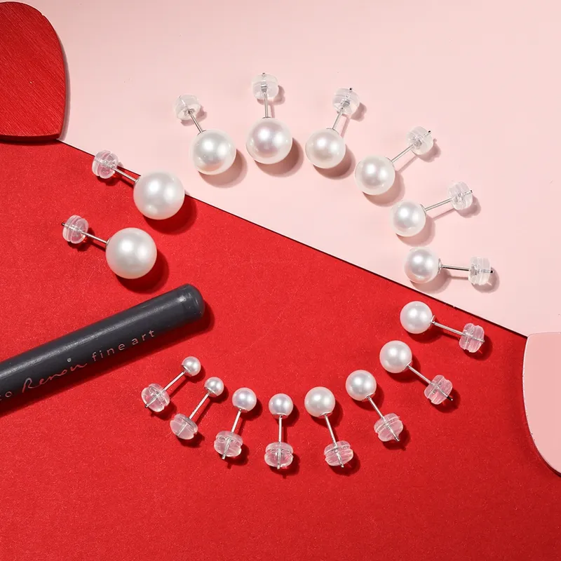 PEARL QUEEN Freshwater Pearl Stud Earrings Women's-5