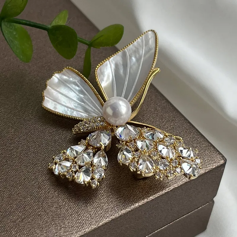 PEARL QUEEN Freshwater Pearl Brooches Women's-2