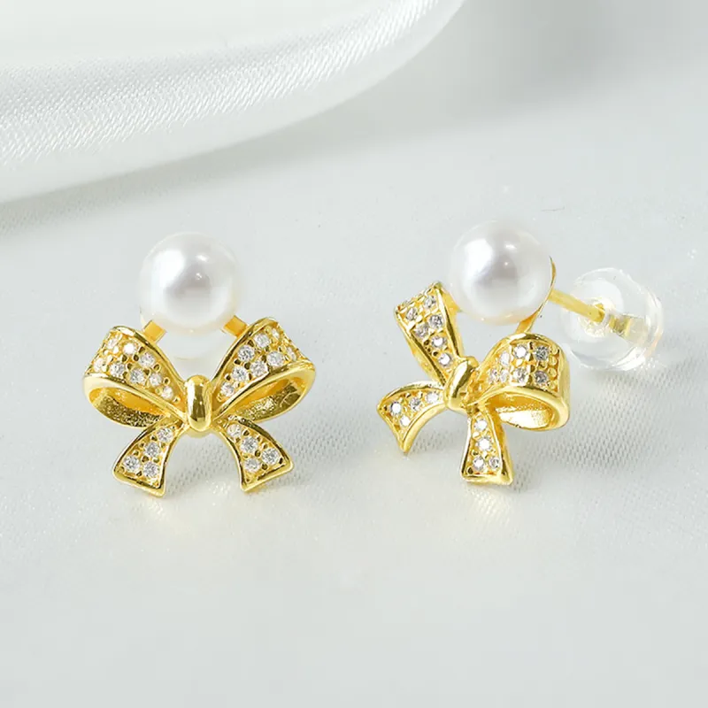 PEARL QUEEN Saltwater Pearl Stud Earrings Women's-6