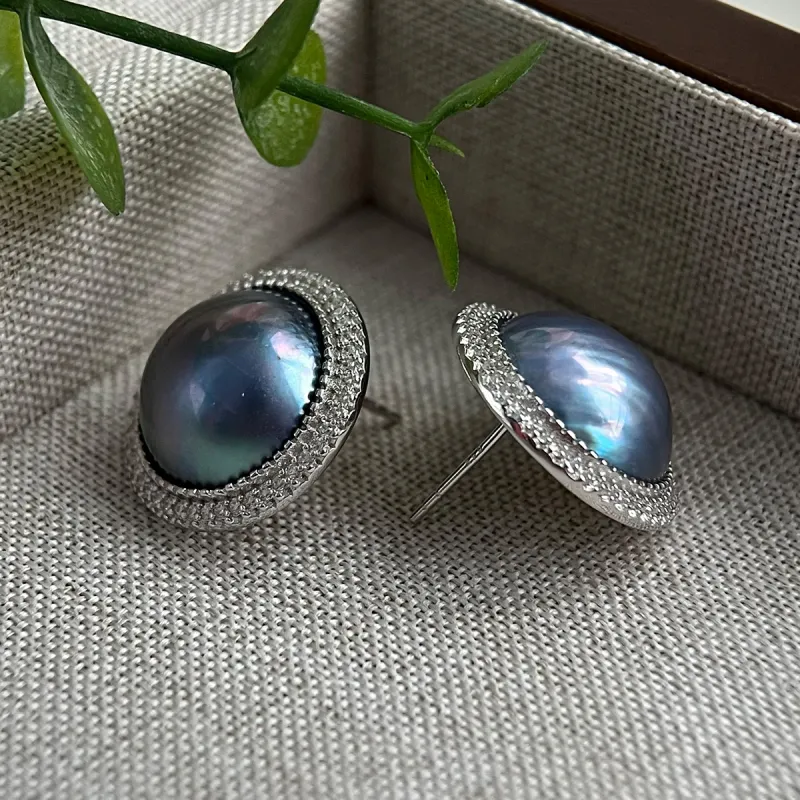 PEARL QUEEN Freshwater Pearl Stud Earrings Women's-3