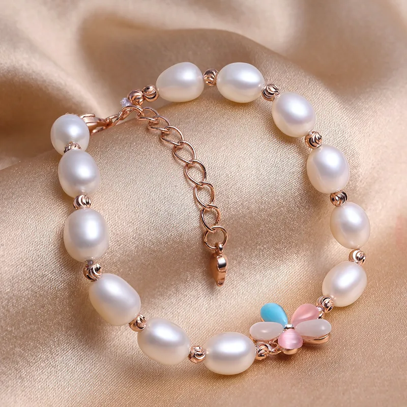 PEARL QUEEN Freshwater Pearl Pearl Bracelets Women's-4