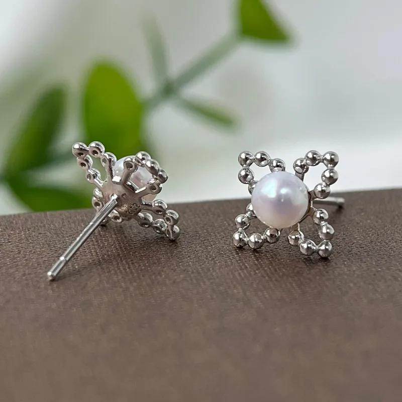 PEARL QUEEN Freshwater Pearl Stud Earrings Women's-3