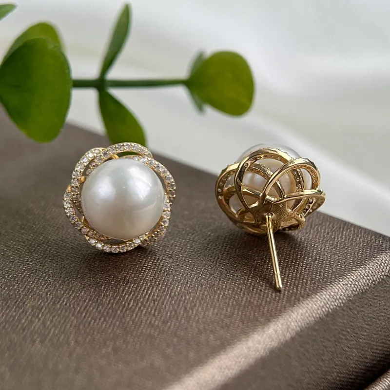 PEARL QUEEN Freshwater Pearl Stud Earrings Women's-3