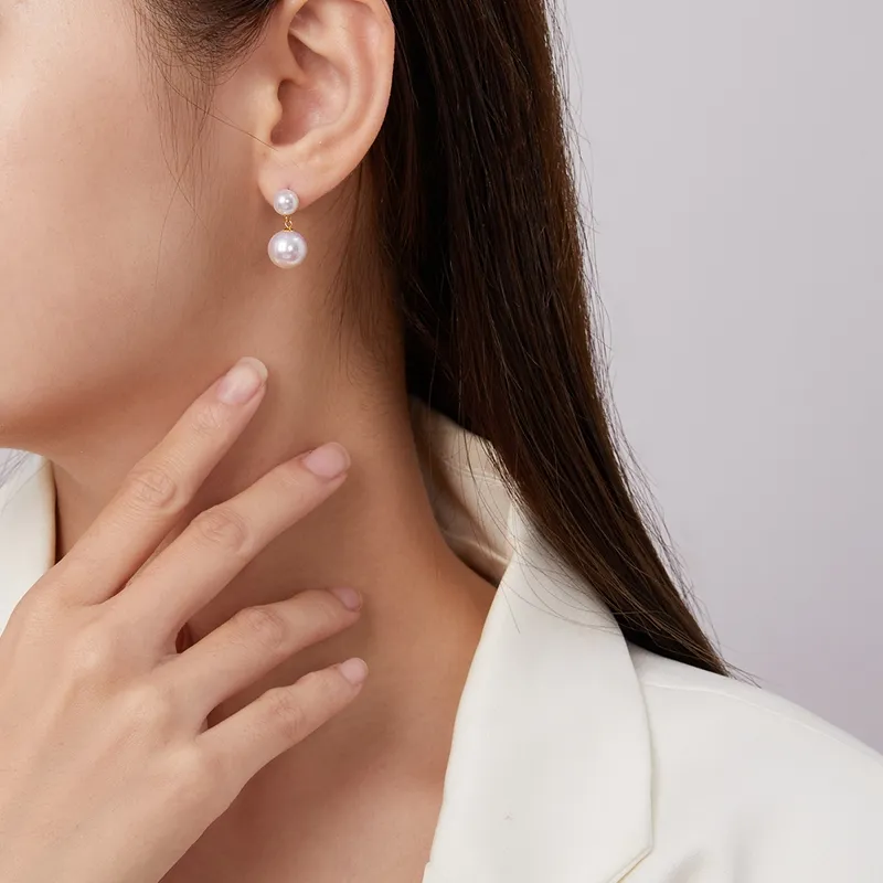 PEARL QUEEN Freshwater Pearl Stud Earrings Women's-5