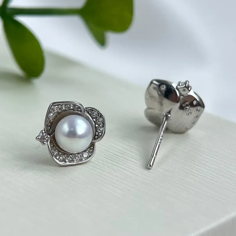 PEARL QUEEN Freshwater Pearl Stud Earrings Women's-2
