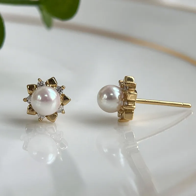 PEARL QUEEN Pearl Stud Earrings Women's-1