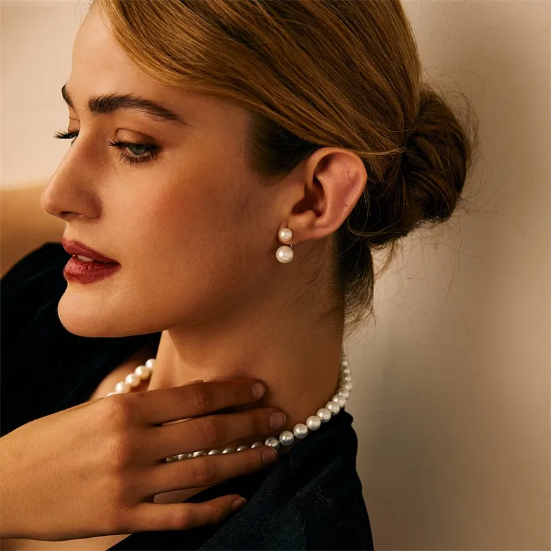 PEARL QUEEN Freshwater Pearl Stud Earrings Women's-3