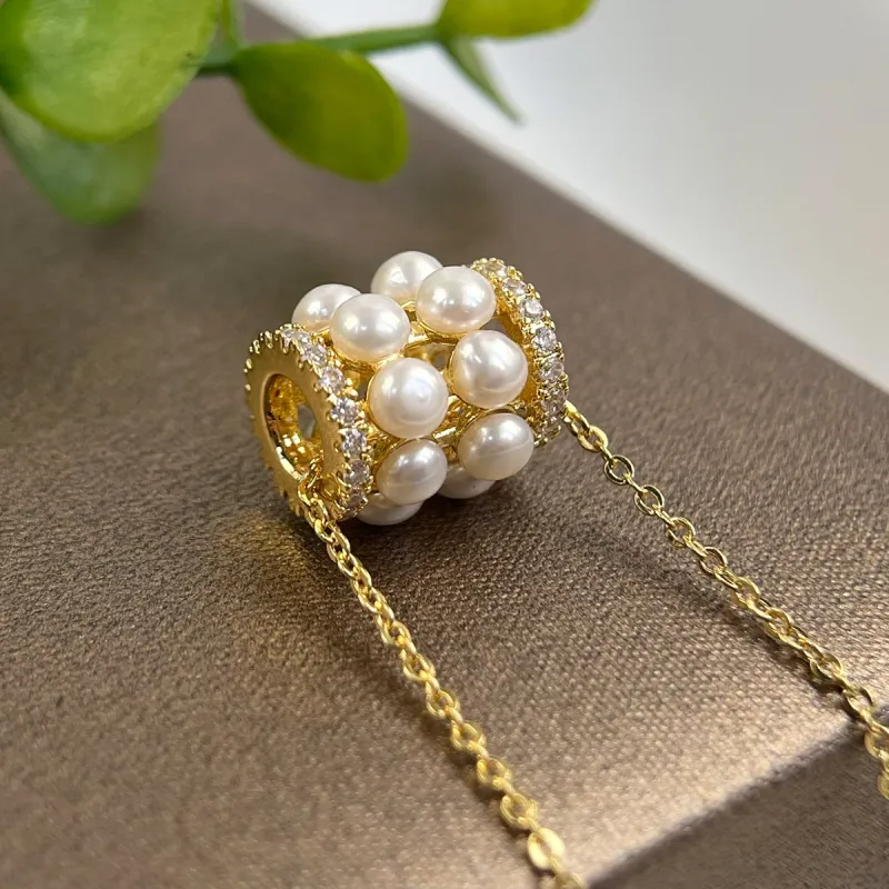 PEARL QUEEN Pearl Necklaces Unisex-5