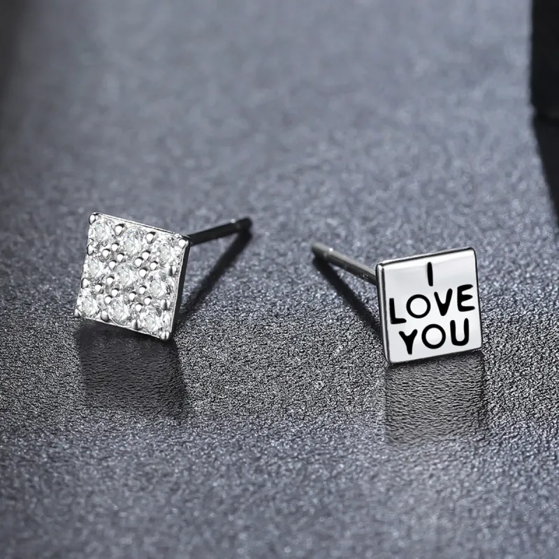 PEARL QUEEN S925 Silver Stud Earrings Women's-24