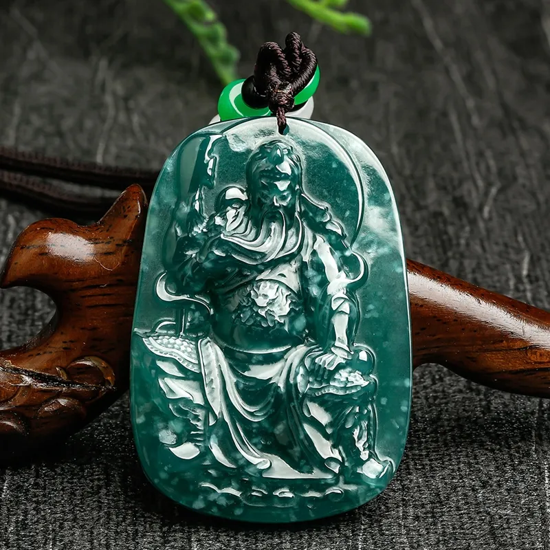 PEARL QUEEN Glutinous Jade Jadeite Pendants Unisex-3