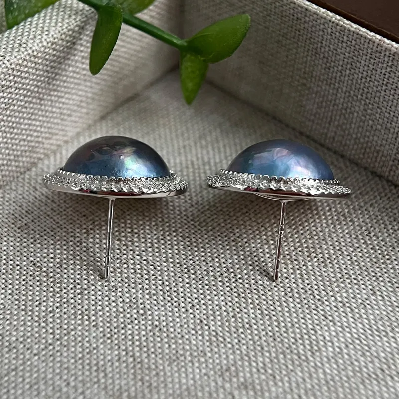 PEARL QUEEN Freshwater Pearl Stud Earrings Women's-5