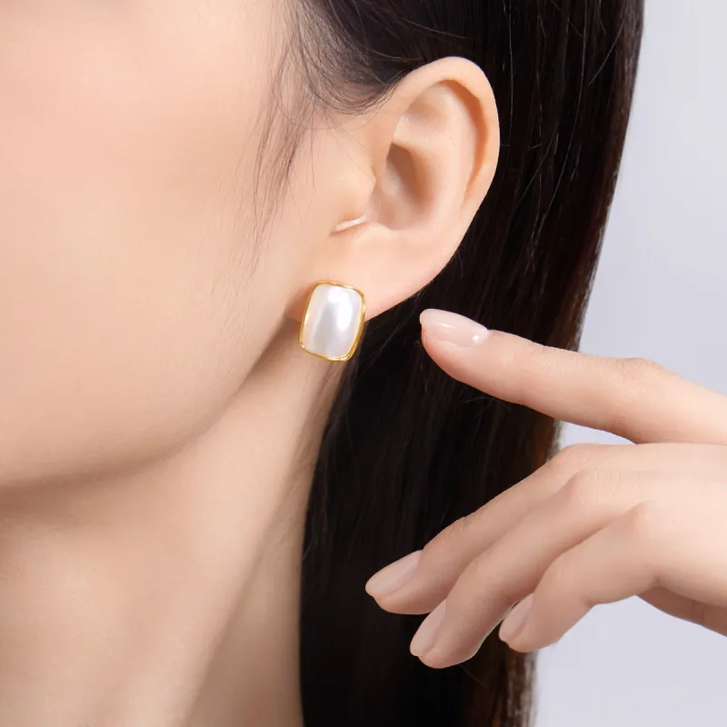 PEARL QUEEN Pearl Stud Earrings Women's-4