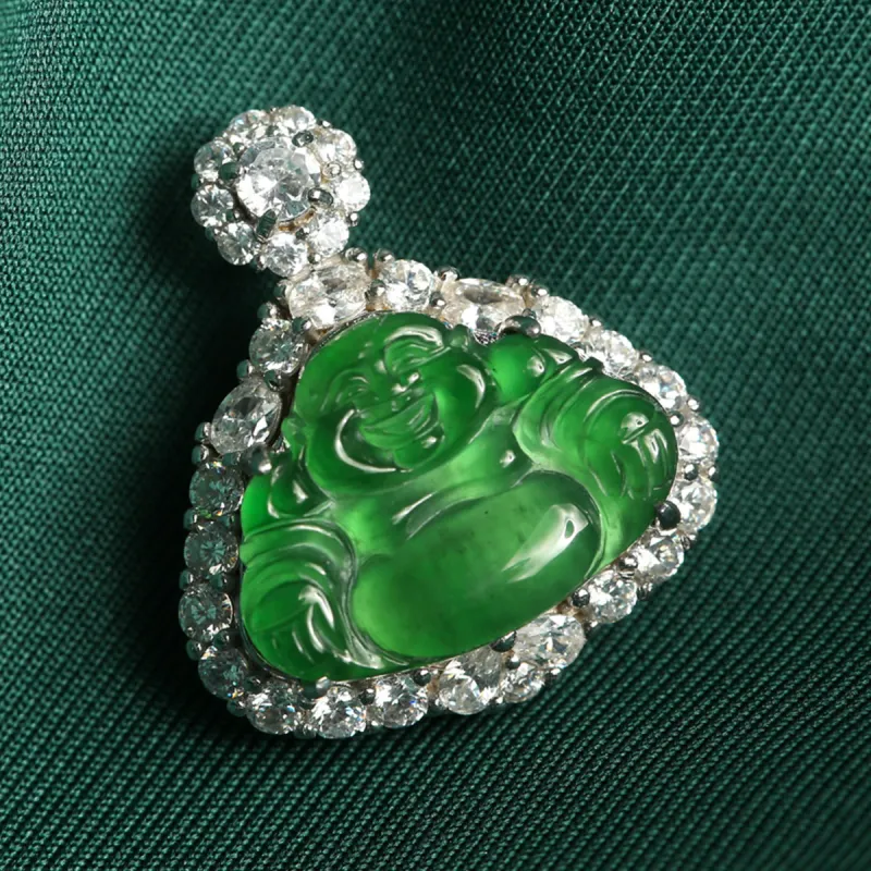 PEARL QUEEN Glutinous Jade Jadeite Necklaces Unisex-4