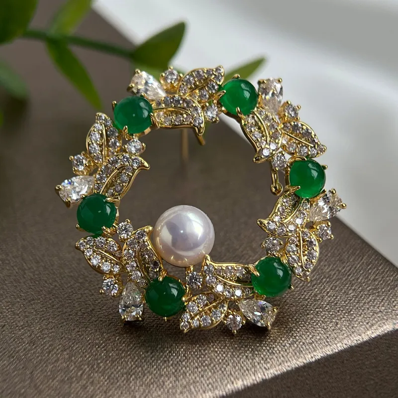 PEARL QUEEN Freshwater Pearl Brooches Women's-3