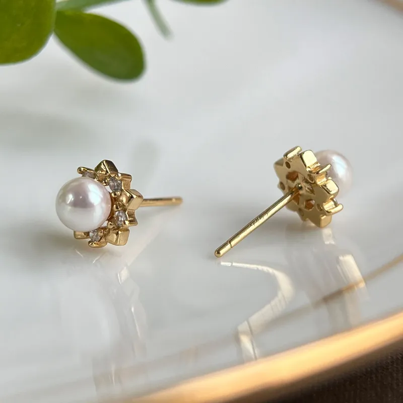 PEARL QUEEN Pearl Stud Earrings Women's-4