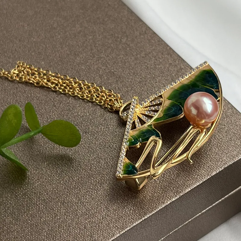 PEARL QUEEN Freshwater Pearl Brooches Unisex-3