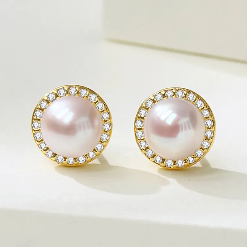 PEARL QUEEN Freshwater Pearl Stud Earrings Women's-3