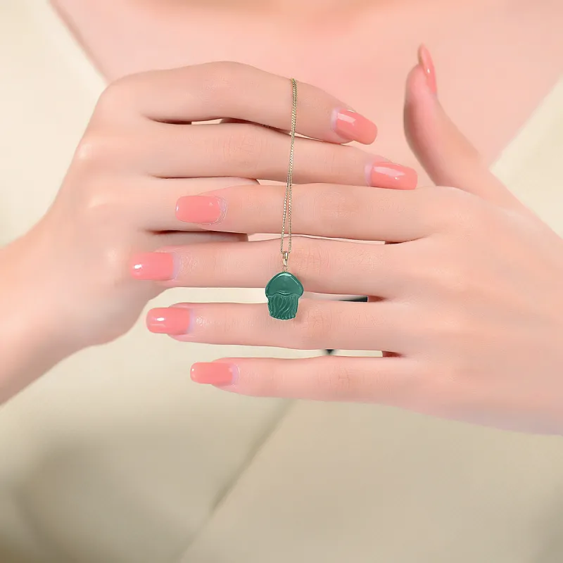 PEARL QUEEN Glutinous Jade Jadeite Necklaces Unisex-6