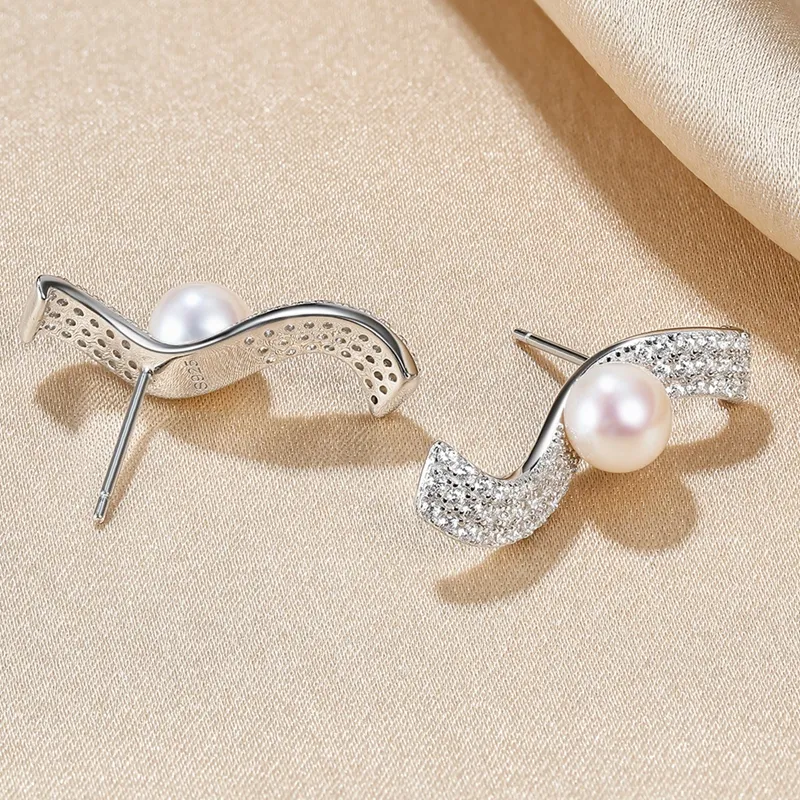 PEARL QUEEN Freshwater Pearl Stud Earrings Women's-3