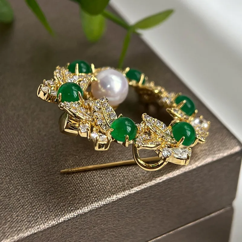 PEARL QUEEN Freshwater Pearl Brooches Women's-2