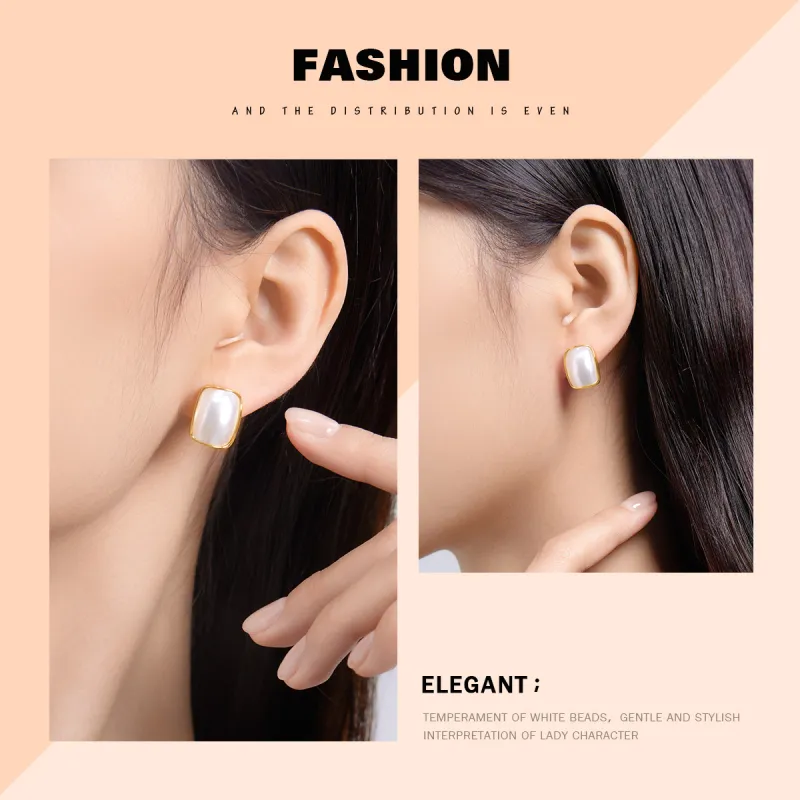 PEARL QUEEN Pearl Stud Earrings Women's-1